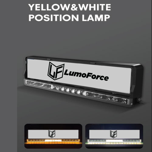 Lumoforce Dual Beam LED License Plate Light – 90W High Beam / 60W Low Beam - Image 2